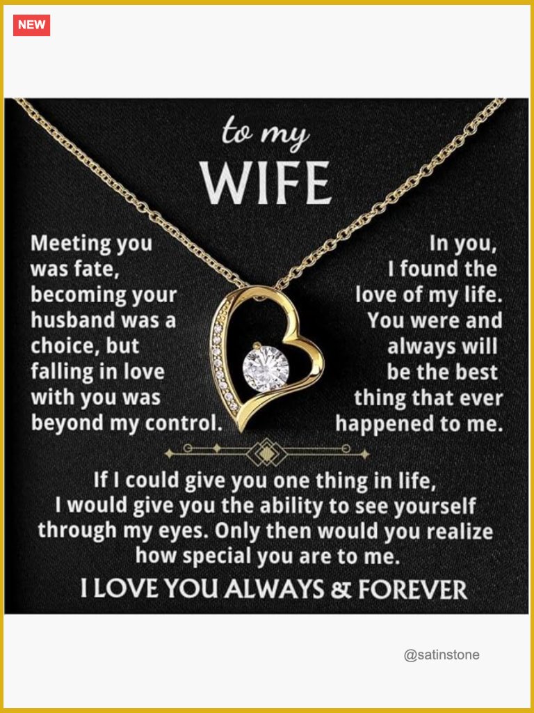 Heart Pendant Necklace With Cubic Zirconia Adjustable Chain Romantic Gift